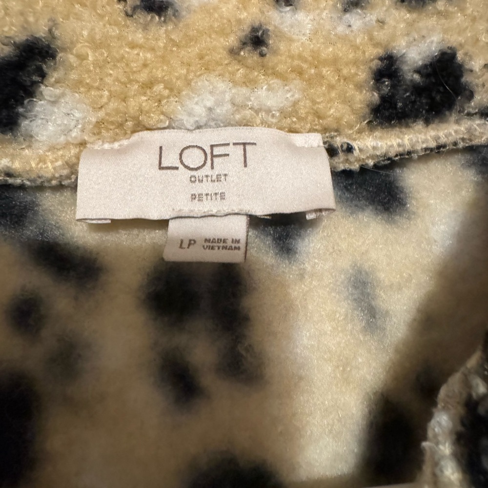 Large petite heavy weight quarter zip pull over - Picture 3 of 3